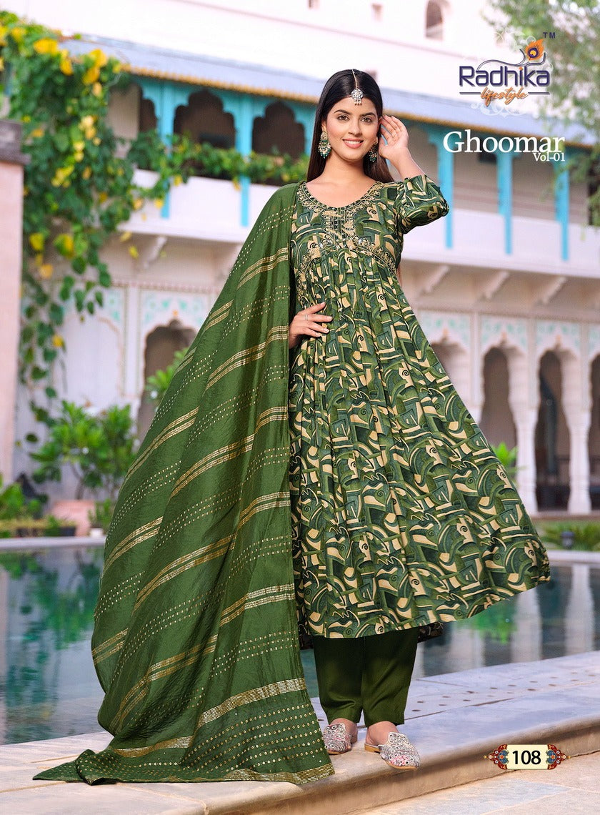Ghoomar Vol 1 Radhika Lifestyle Readymade Pant Style Suits
