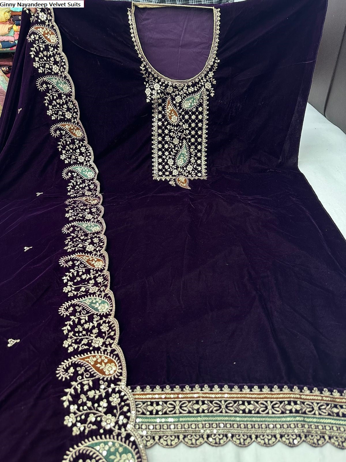 Ginny Nayandeep Velvet Suits