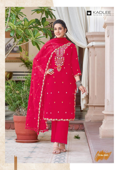 Gitanjali Kadlee Viscose Readymade Pant Style Suits