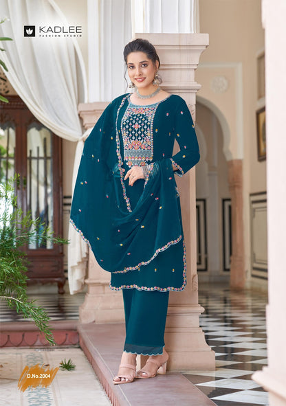 Gitanjali Kadlee Viscose Readymade Pant Style Suits