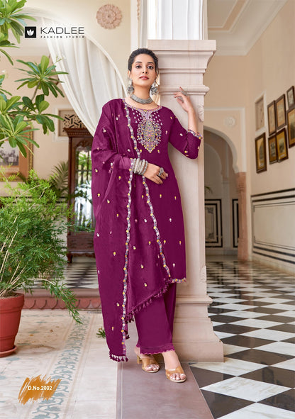 Gitanjali Kadlee Viscose Readymade Pant Style Suits