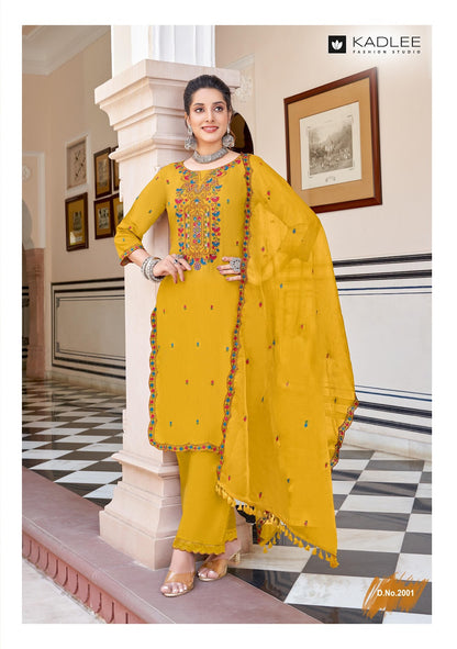 Gitanjali Kadlee Viscose Readymade Pant Style Suits