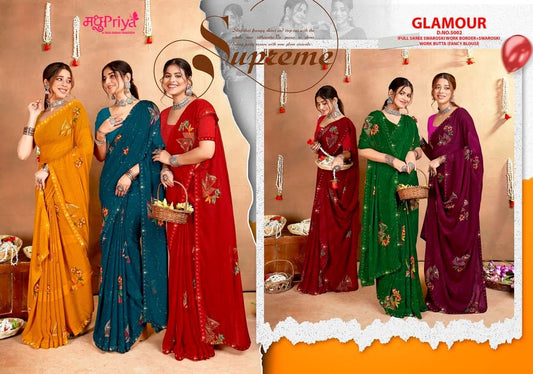 Glamour 5002 Madhupriya Fancy Sarees
