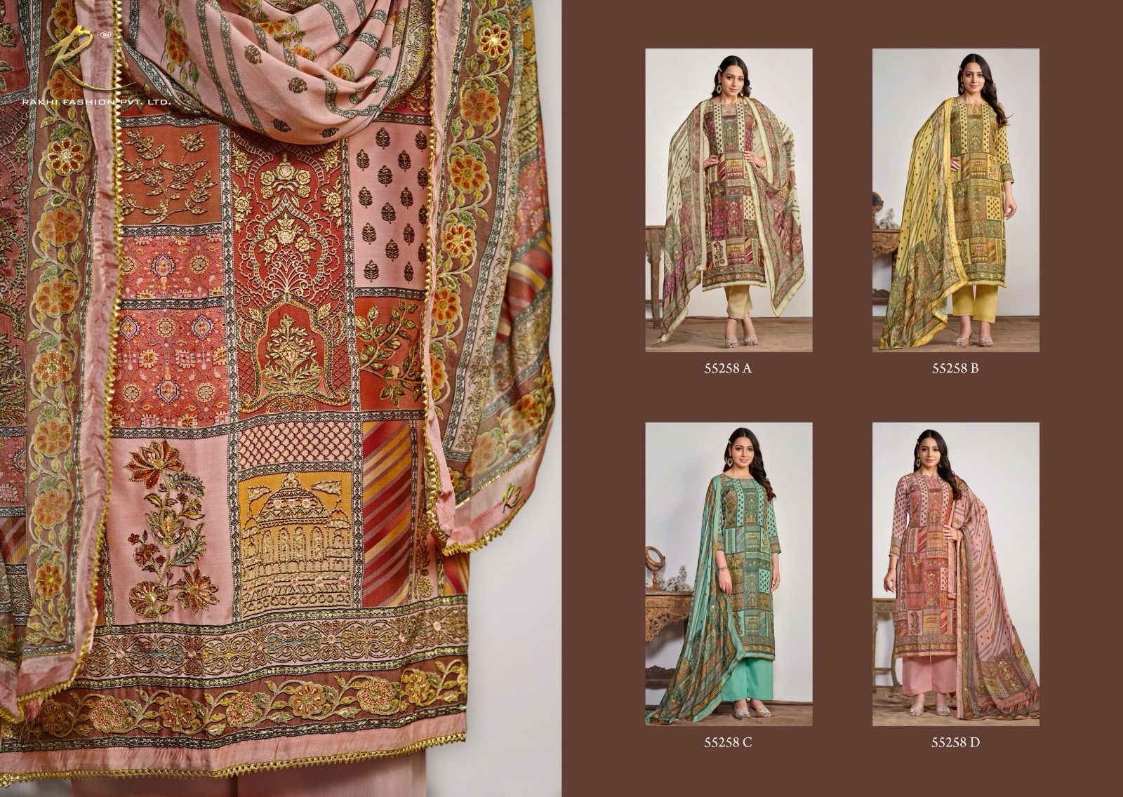 Global Grace Rakhi Fashion Viscose Modal Pant Style Suits