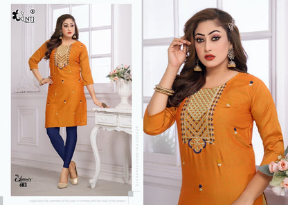 Glorious Vol 4 Kinti Rayon Knee Length Kurtis