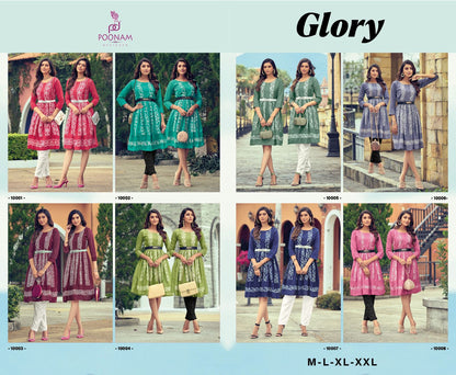 Glory Poonam Designer Viscose One Piece