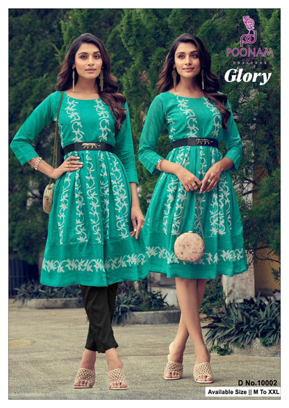 Glory Poonam Designer Viscose One Piece
