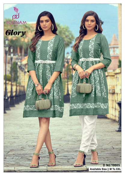 Glory Poonam Designer Viscose One Piece