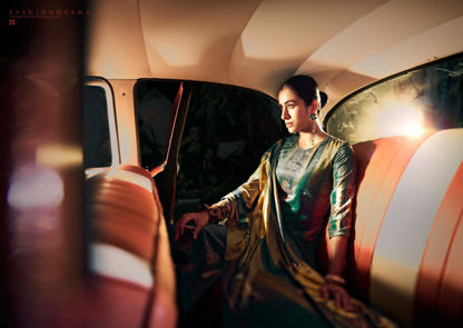 Glory Sargam Prints Velvet Suits