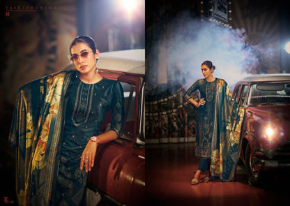 Glory Sargam Prints Velvet Suits