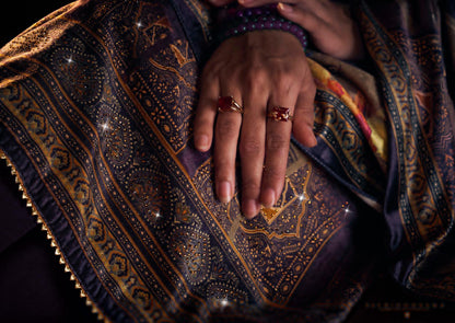 Glory Sargam Prints Velvet Suits