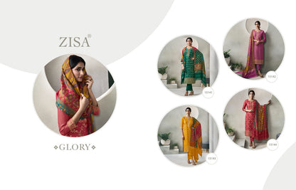 Glory Zisa Jacquard Pant Style Suits