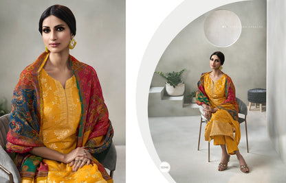 Glory Zisa Jacquard Pant Style Suits