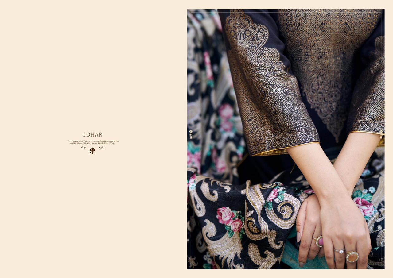 Gohar 1122 Sargam Prints Pashmina Suits