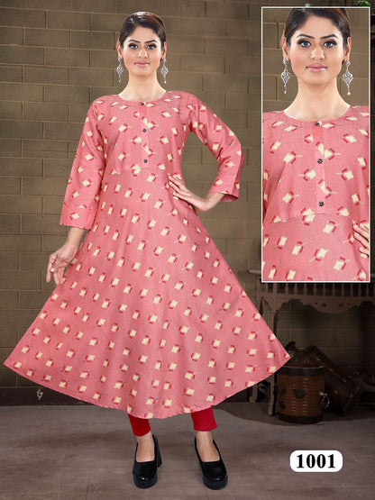 Gold Vol 5 Kavinay Two Tone Anarkali Kurtis