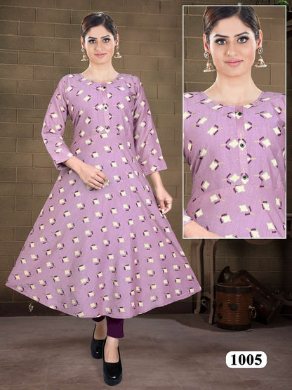 Gold Vol 5 Kavinay Two Tone Anarkali Kurtis
