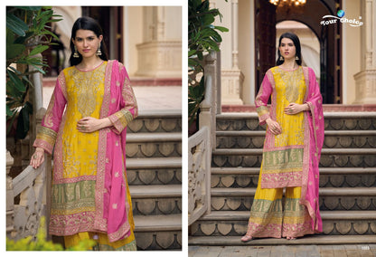 Gold Your Choice Chinon Pakistani Readymade Suits