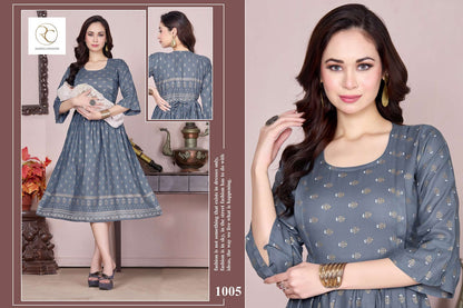 Good News Ramdev Creation Rayon Feeding Kurtis