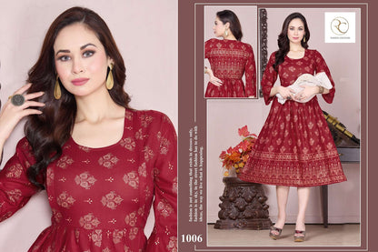 Good News Ramdev Creation Rayon Feeding Kurtis