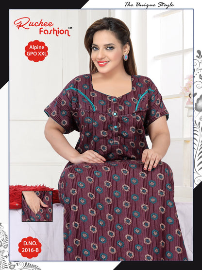 Gpo Xxl 2911 Ruchee Fashion Night Gowns