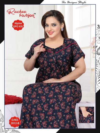 Gpo Xxl 2911 Ruchee Fashion Night Gowns