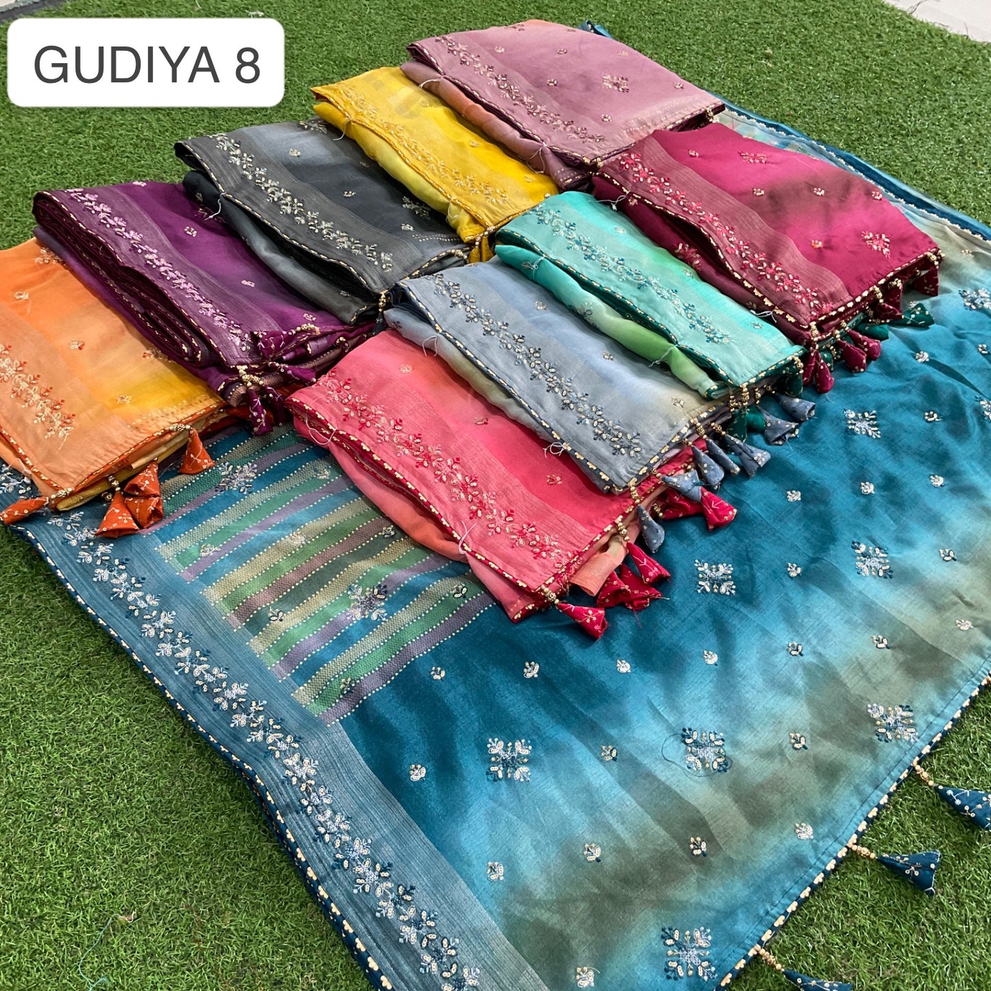 Gudiya 8 Kalpveli Silk Sarees