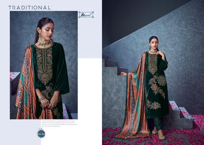 Gul A Guldasta Kesar Pashmina Suits