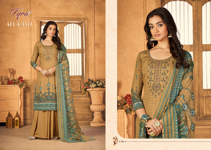 Gul E Naaz Fyra Soft Cotton Plazzo Style Suits