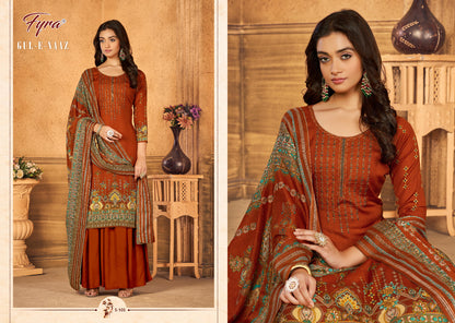 Gul E Naaz Fyra Soft Cotton Plazzo Style Suits