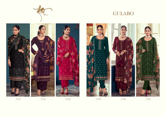 Gulabo Radha Trendz Georgette Pant Style Suits