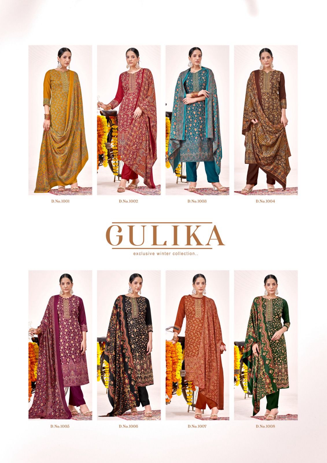 Gulika Roli Moli Pashmina Suits