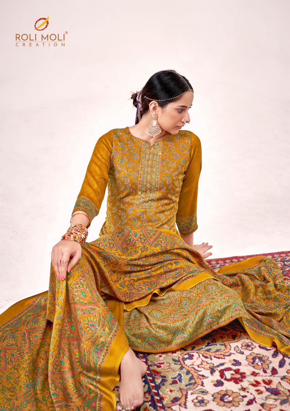 Gulika Roli Moli Pashmina Suits