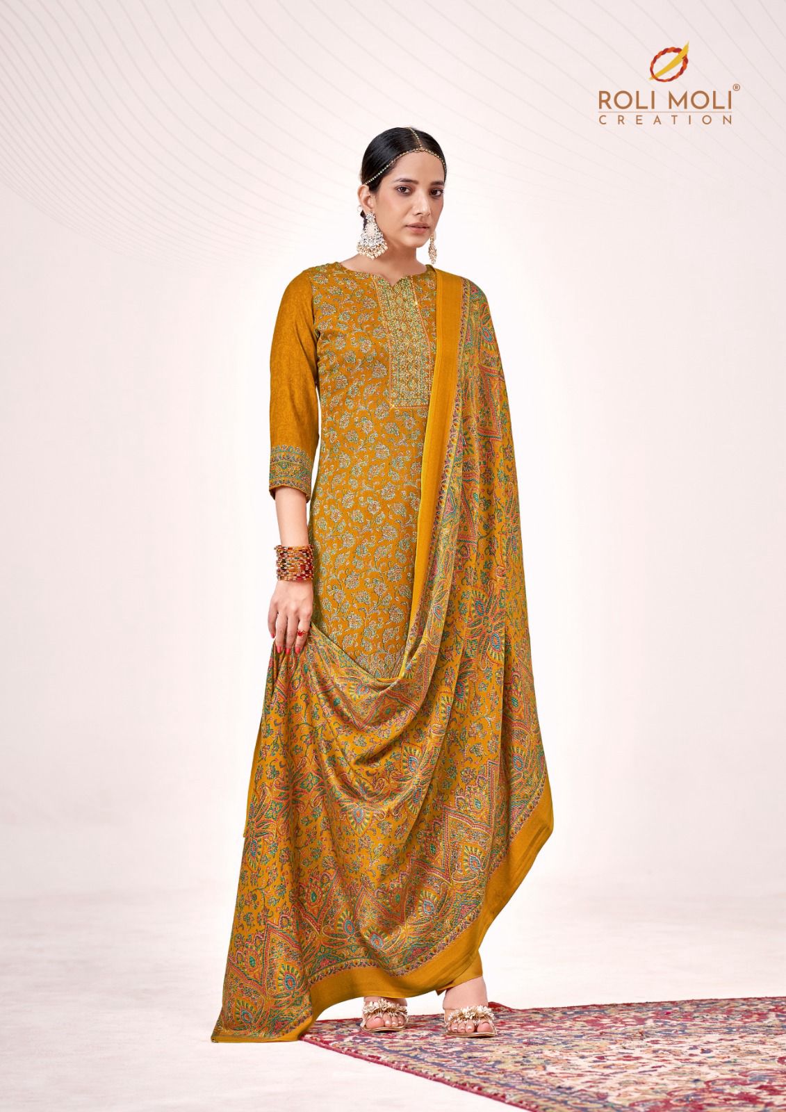 Gulika Roli Moli Pashmina Suits