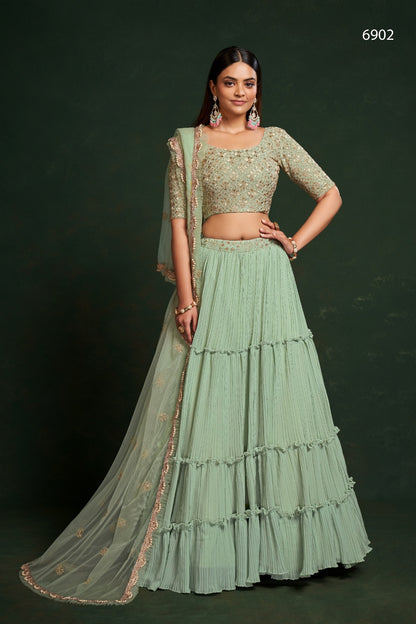 Gulkanya Vol 2 Aahvan Designs Faux Georgette Lehenga Choli