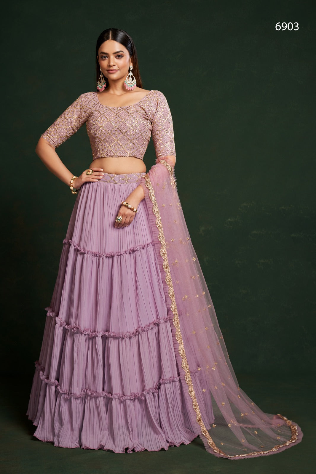 Gulkanya Vol 2 Aahvan Designs Faux Georgette Lehenga Choli