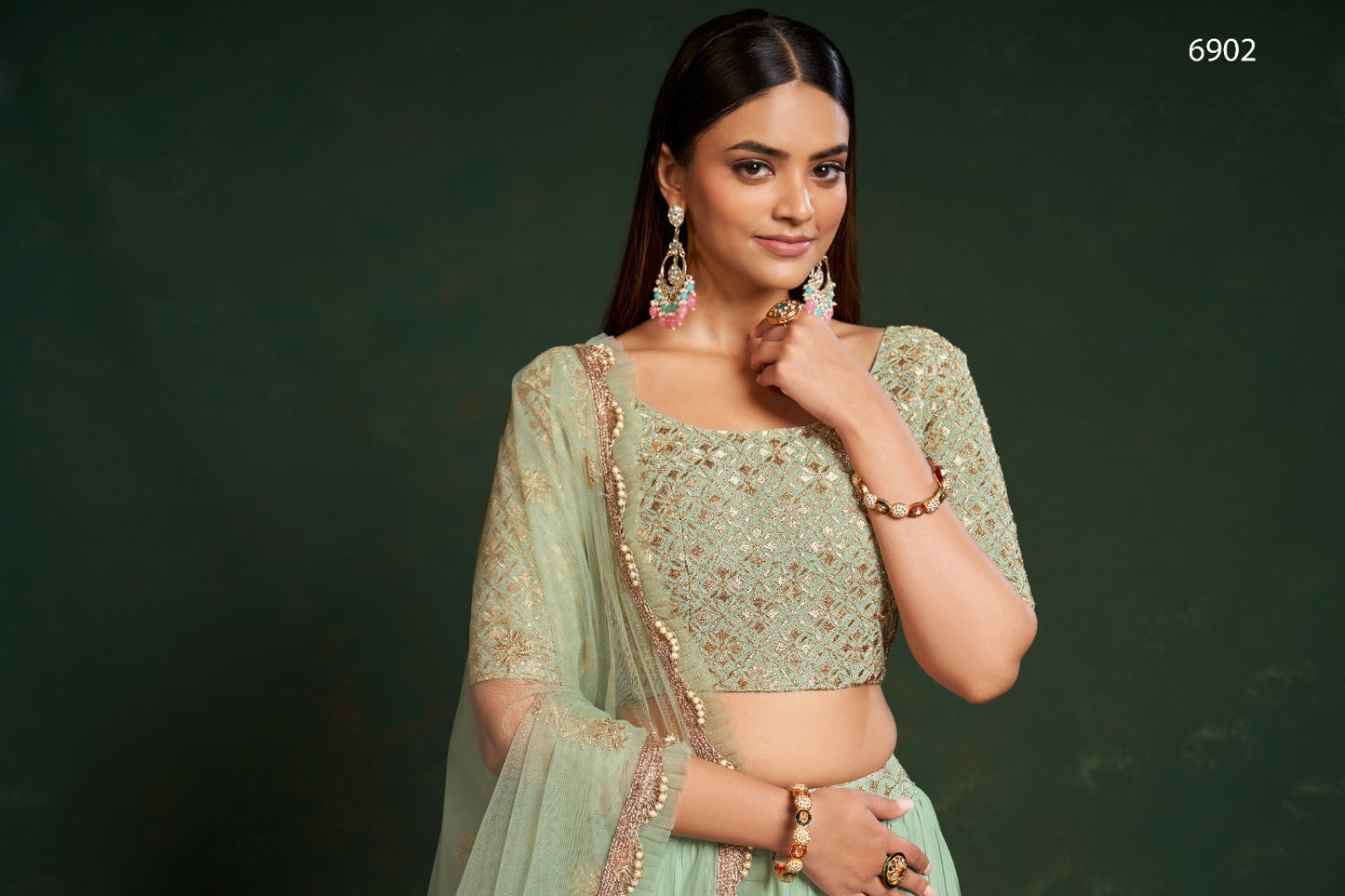 Gulkanya Vol 2 Aahvan Designs Faux Georgette Lehenga Choli