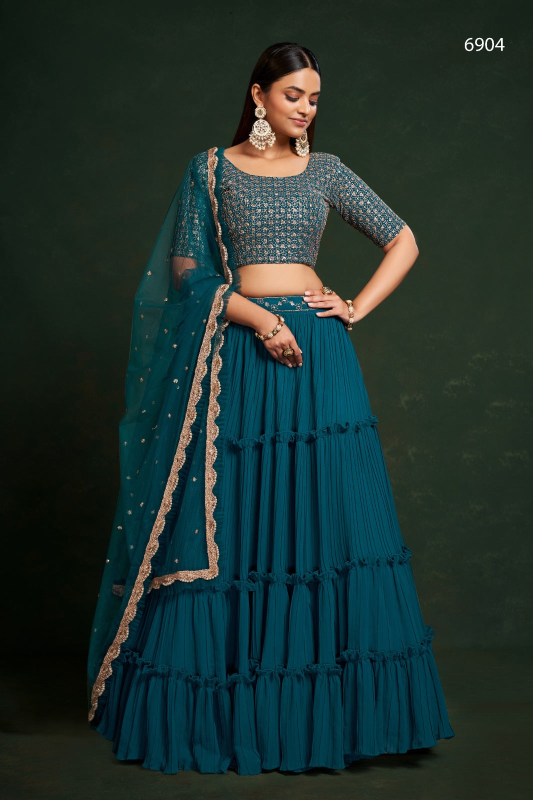 Gulkanya Vol 2 Aahvan Designs Faux Georgette Lehenga Choli