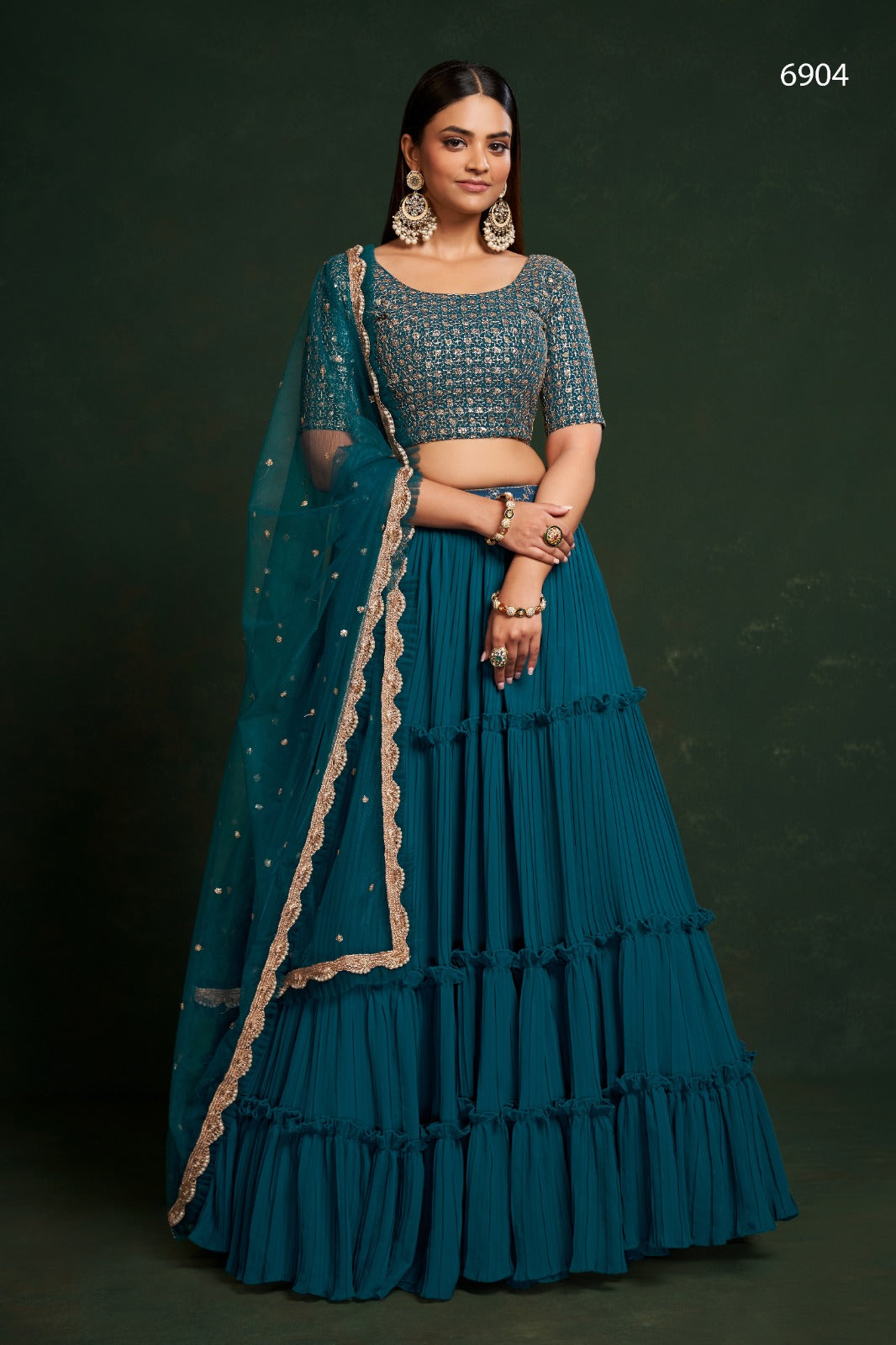 Gulkanya Vol 2 Aahvan Designs Faux Georgette Lehenga Choli