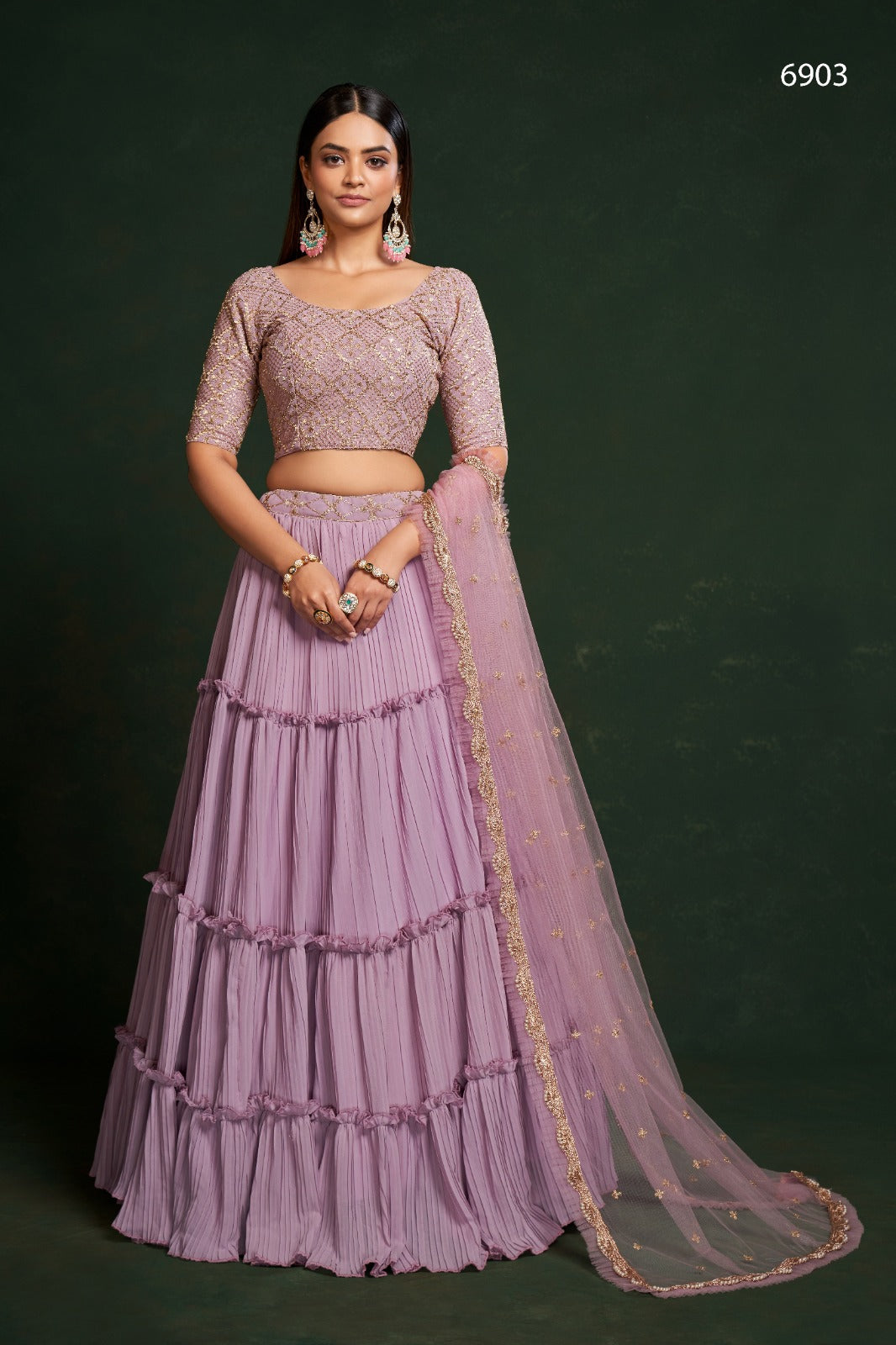 Gulkanya Vol 2 Aahvan Designs Faux Georgette Lehenga Choli