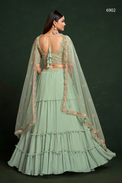 Gulkanya Vol 2 Aahvan Designs Faux Georgette Lehenga Choli