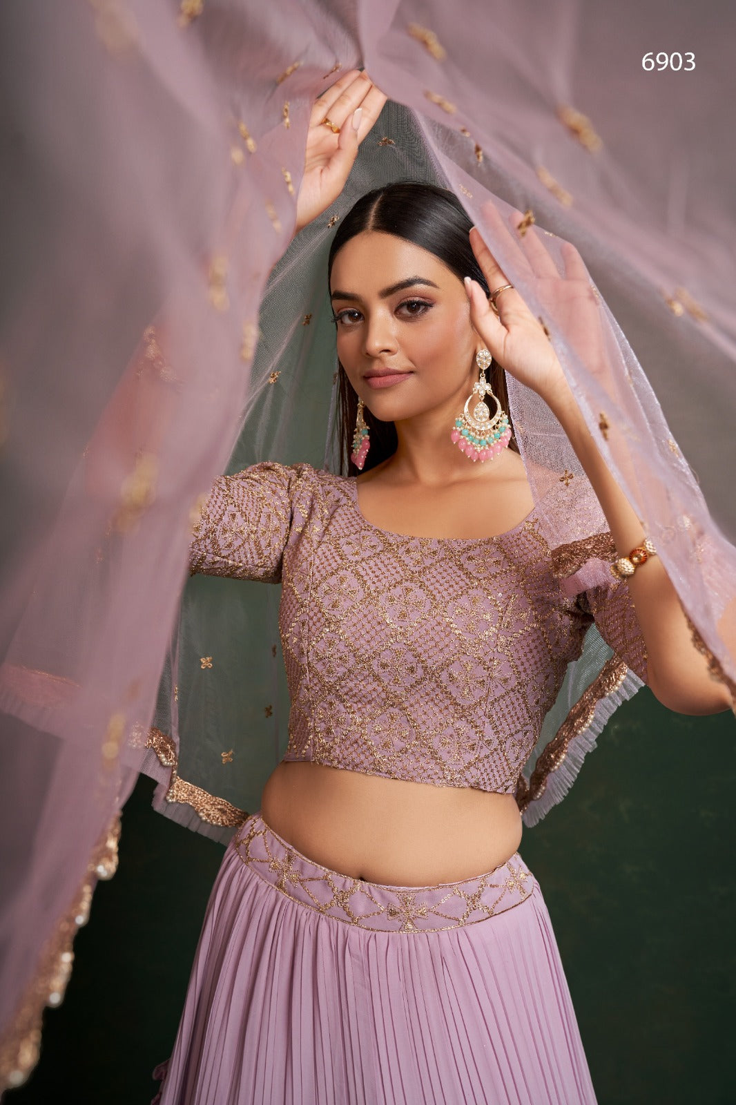 Gulkanya Vol 2 Aahvan Designs Faux Georgette Lehenga Choli