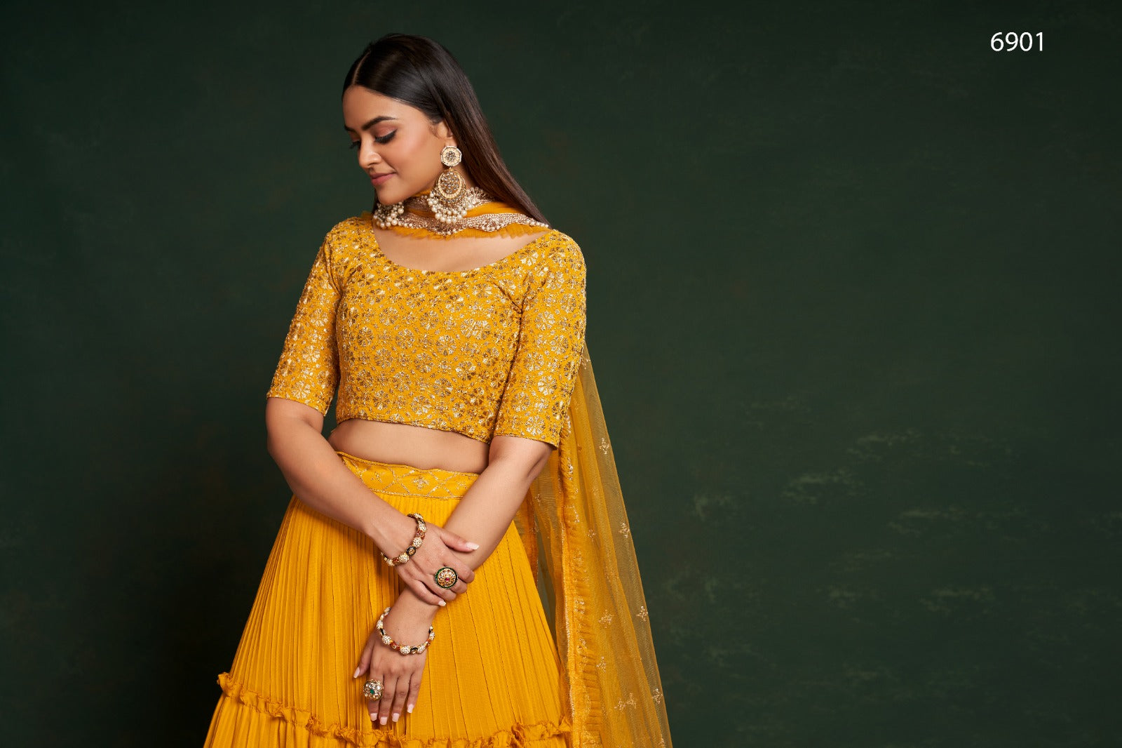 Gulkanya Vol 2 Aahvan Designs Faux Georgette Lehenga Choli