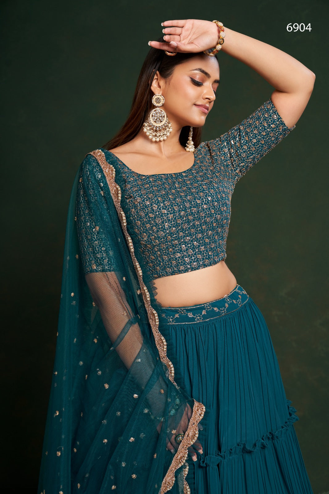 Gulkanya Vol 2 Aahvan Designs Faux Georgette Lehenga Choli