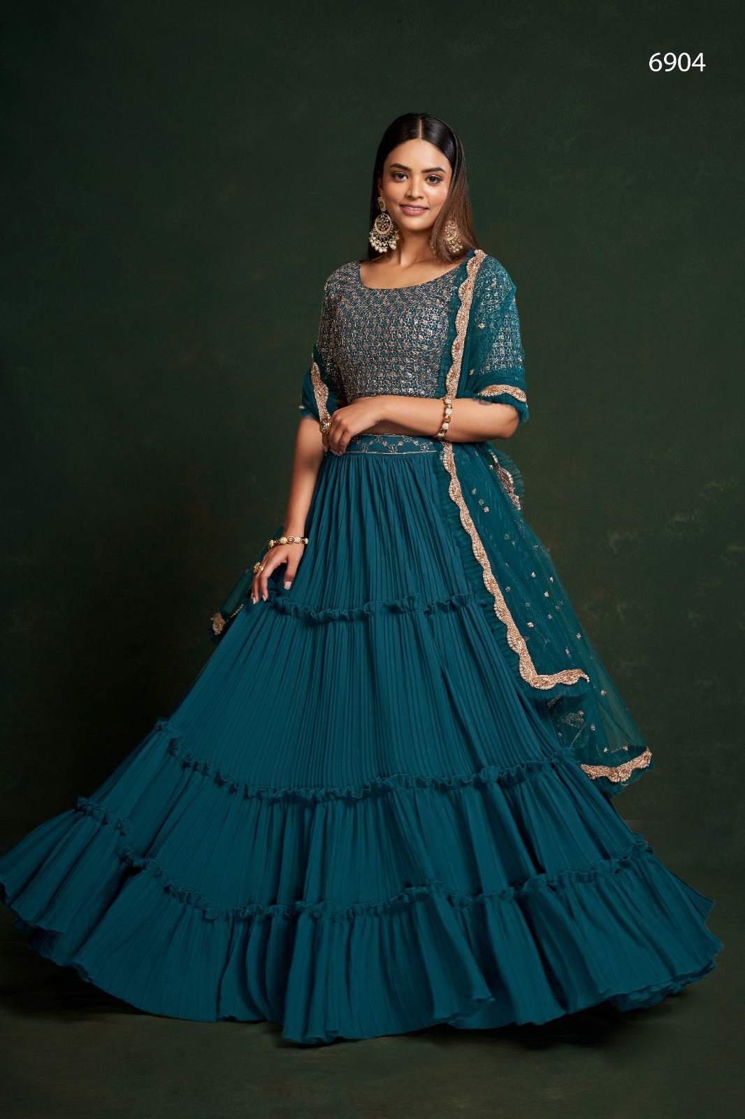 Gulkanya Vol 2 Aahvan Designs Faux Georgette Lehenga Choli