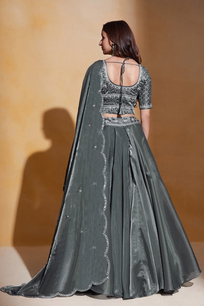 Gulkanya Vol 3 Aahvan Designs Organza Lehenga Choli