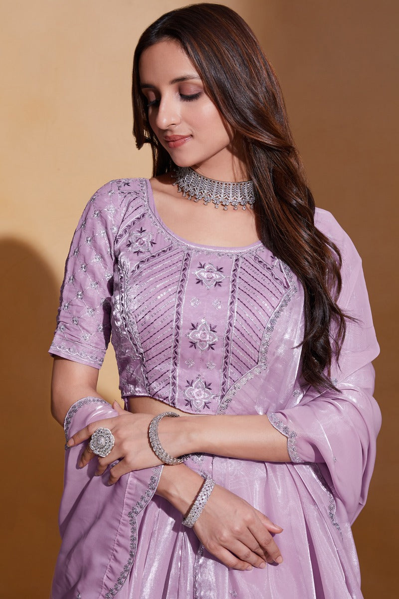 Gulkanya Vol 3 Aahvan Designs Organza Lehenga Choli