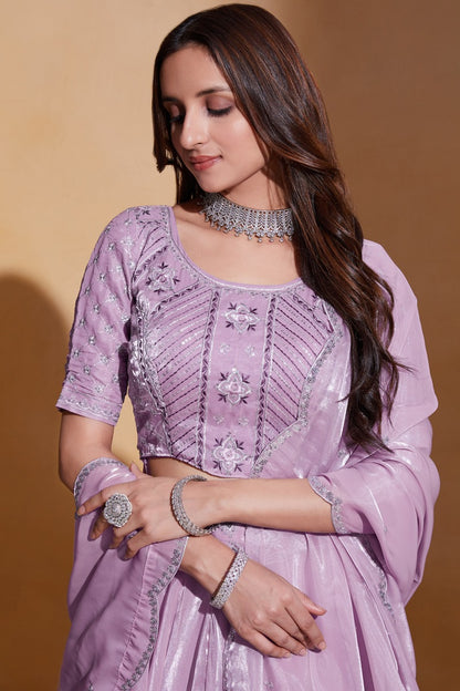 Gulkanya Vol 3 Aahvan Designs Organza Lehenga Choli