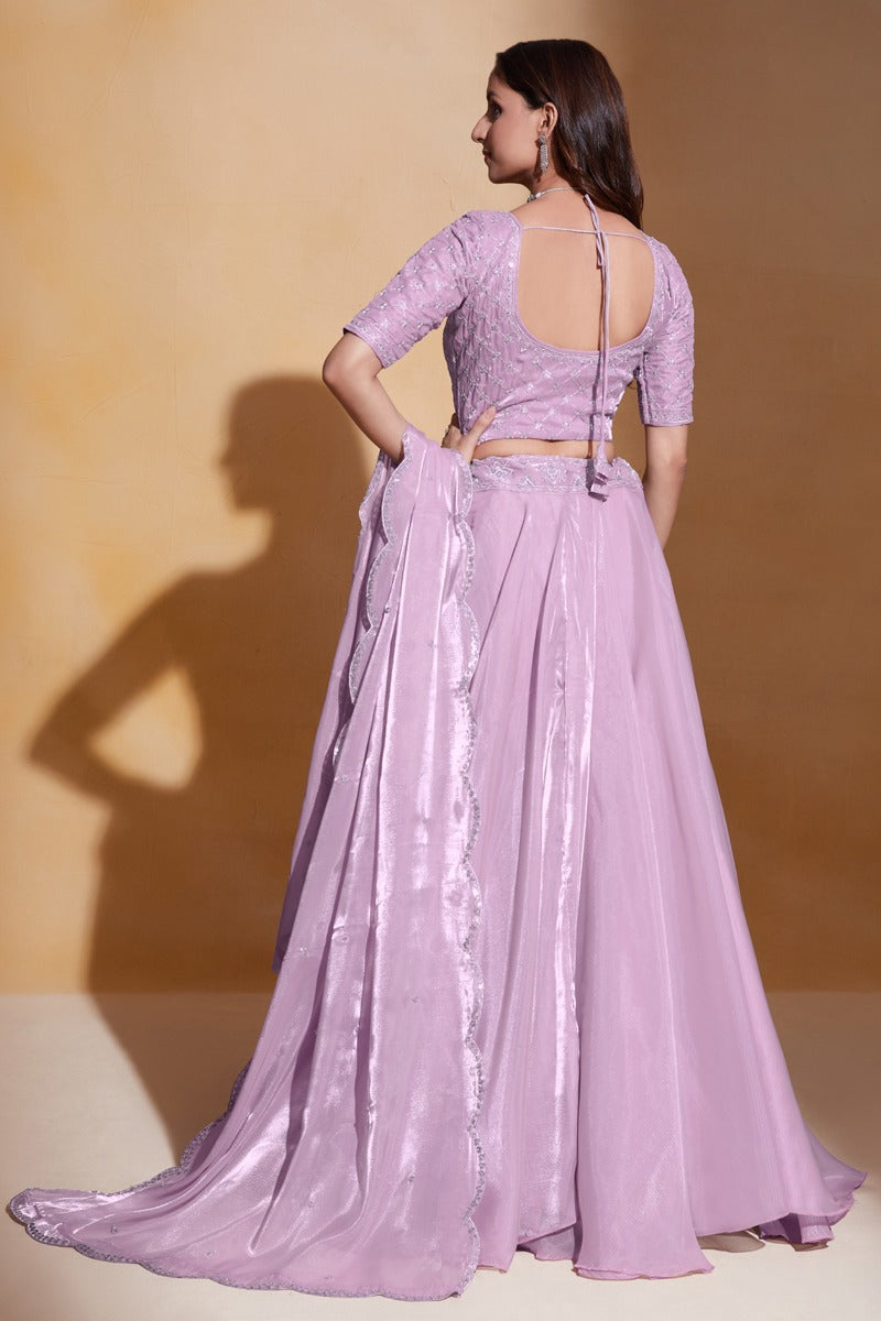 Gulkanya Vol 3 Aahvan Designs Organza Lehenga Choli