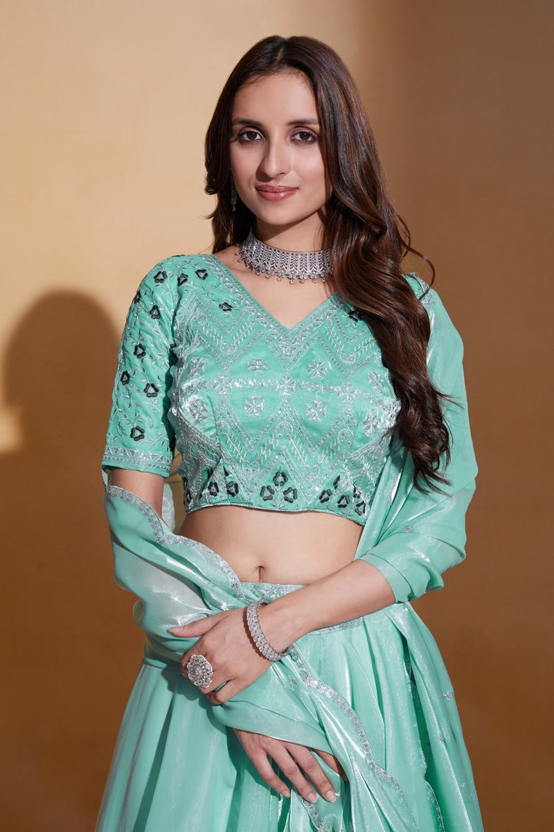 Gulkanya Vol 3 Aahvan Designs Organza Lehenga Choli