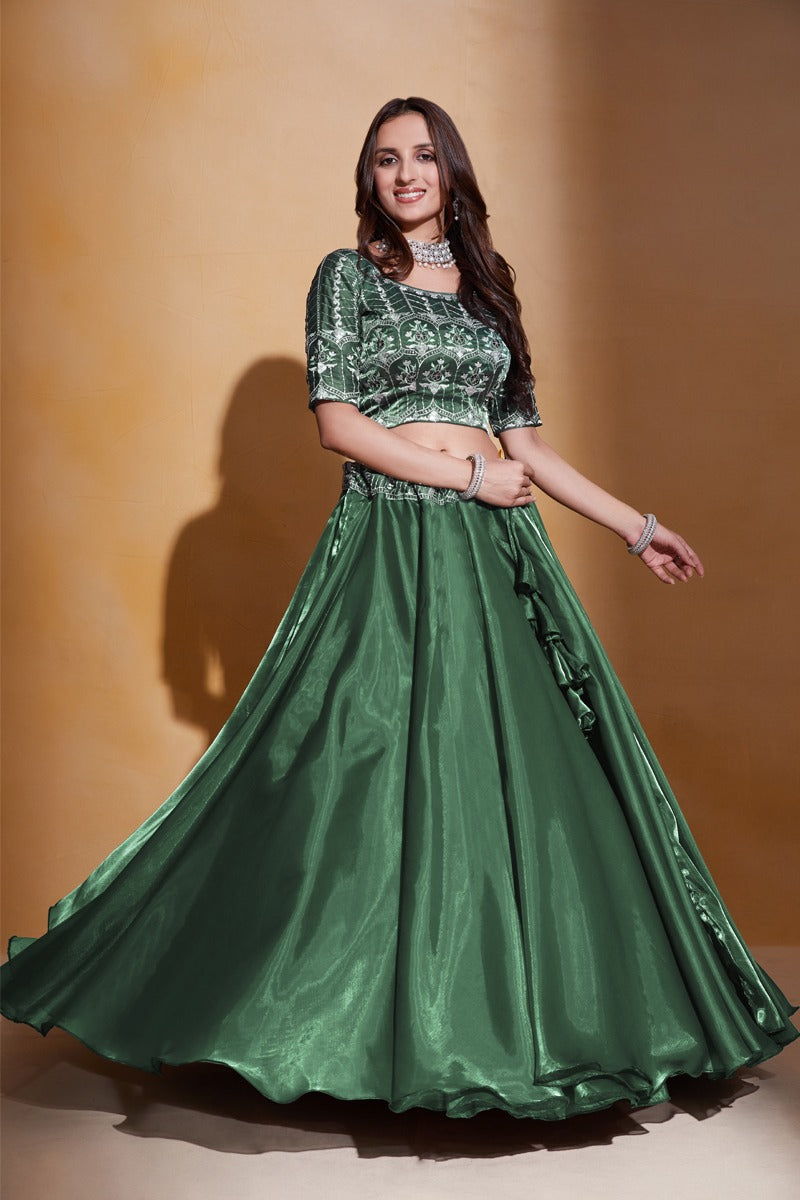 Gulkanya Vol 3 Aahvan Designs Organza Lehenga Choli